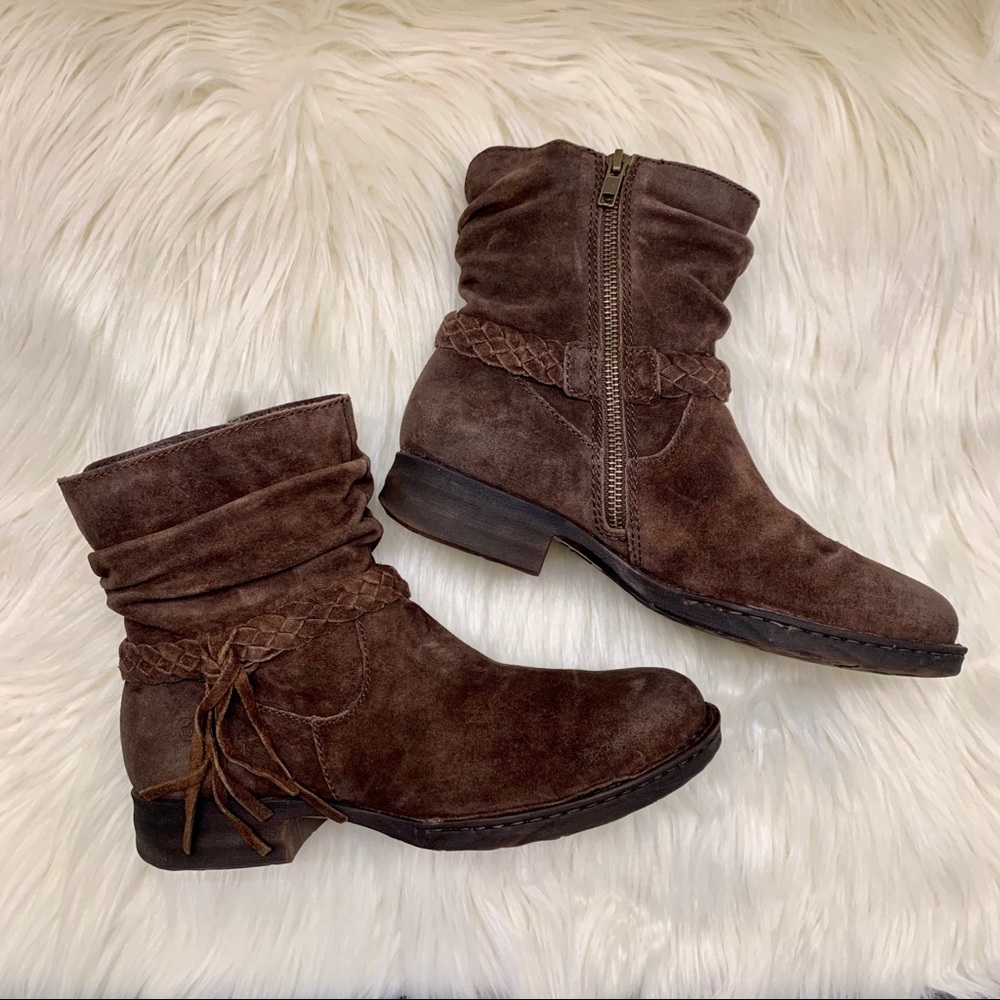 Born Abernath Suede Ankle Boot NWT